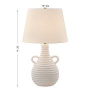 Savoy House 11-CD12 One Light Table Lamp, White (4)
