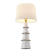 Savoy House 11-CD13 One Light Table Lamp, White (3)