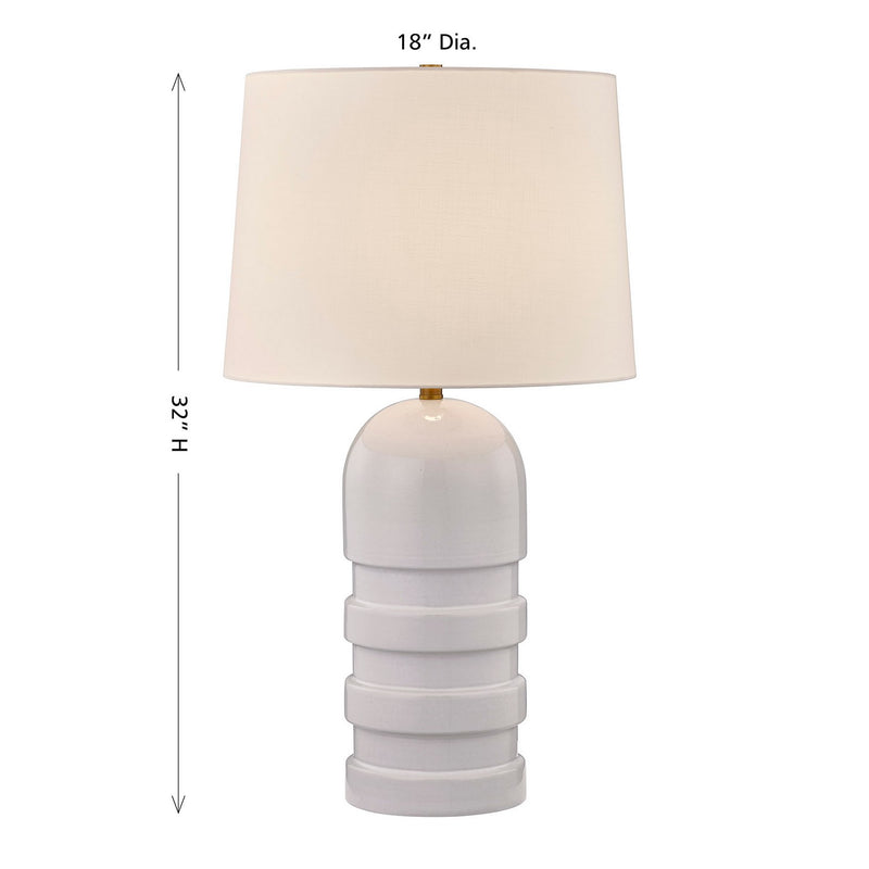 Savoy House 11-CD15-WH One Light Table Lamp, White (5)