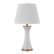 Savoy House 11-CD19 One Light Table Lamp, White (2)