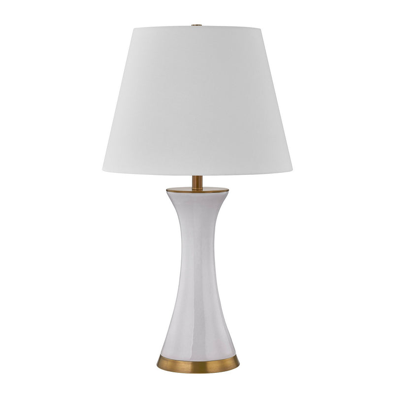 Savoy House 11-CD19 One Light Table Lamp, White (2)