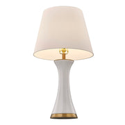 Savoy House 11-CD19 One Light Table Lamp, White (3)