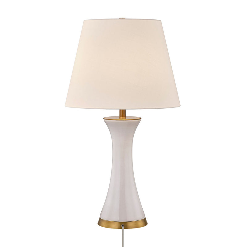Savoy House 11-CD19 One Light Table Lamp, White (4)