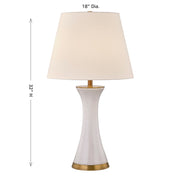 Savoy House 11-CD19 One Light Table Lamp, White (5)