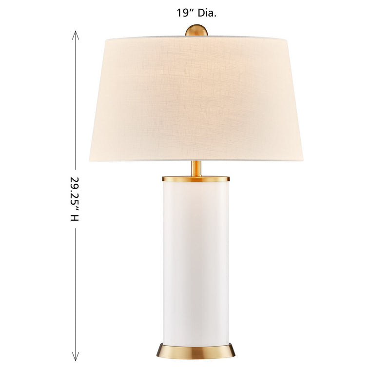 Savoy House 11-CD20-BDB One Light Table Lamp, Blanc de Blanc (5)