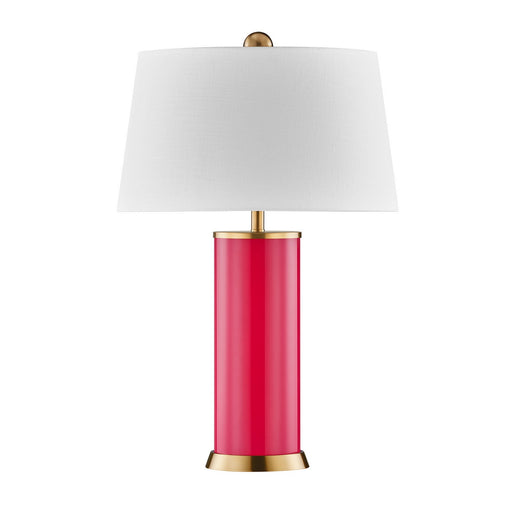 Savoy House 11-CD20-FR One Light Table Lamp, Fuchsia Rose (2)