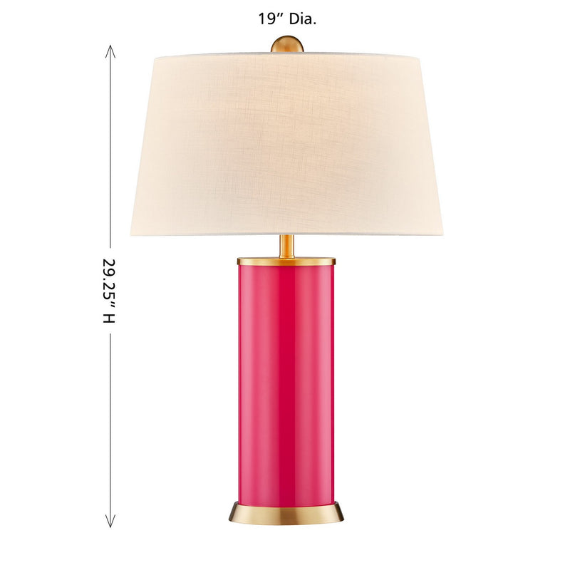 Savoy House 11-CD20-FR One Light Table Lamp, Fuchsia Rose (5)