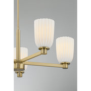 Savoy House 1-1246-5-127 Five Light Chandelier, Noble Brass (6)
