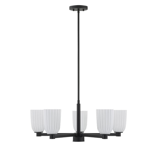 Savoy House 1-1246-5-89 Five Light Chandelier, Matte Black (2)