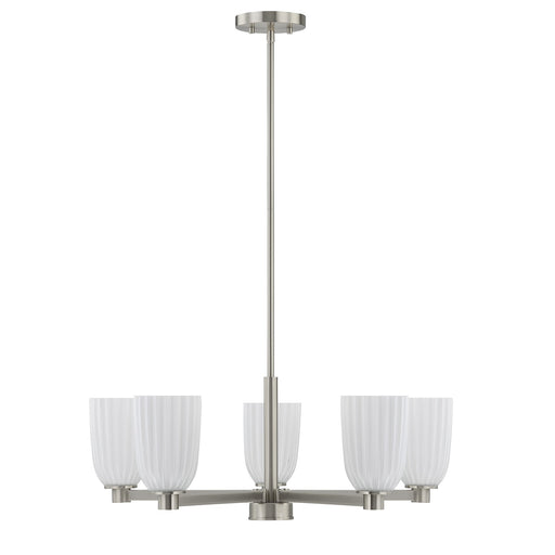 Savoy House 1-1246-5-SN Five Light Chandelier, Satin Nickel (2)