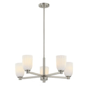 Savoy House 1-1246-5-SN Five Light Chandelier, Satin Nickel (3)