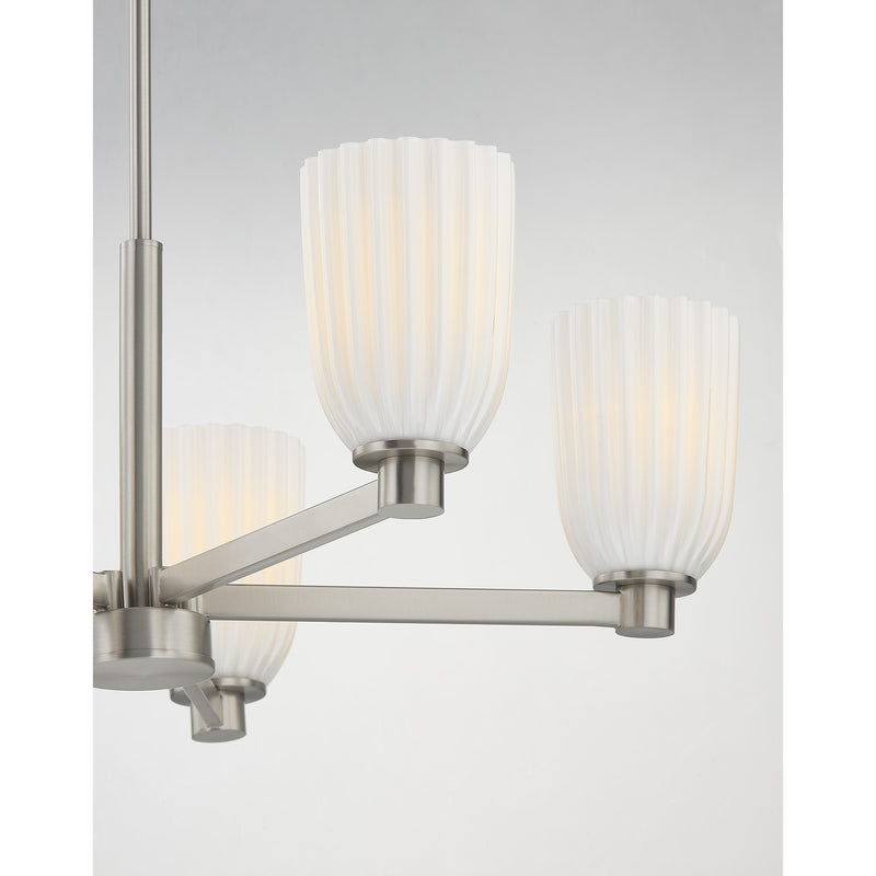 Savoy House 1-1246-5-SN Five Light Chandelier, Satin Nickel (6)
