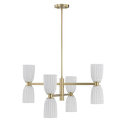 Savoy House 1-1248-8-127 Eight Light Chandelier, Noble Brass (2)