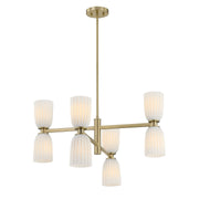 Savoy House 1-1248-8-127 Eight Light Chandelier, Noble Brass (3)
