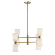 Savoy House 1-1248-8-127 Eight Light Chandelier, Noble Brass (5)