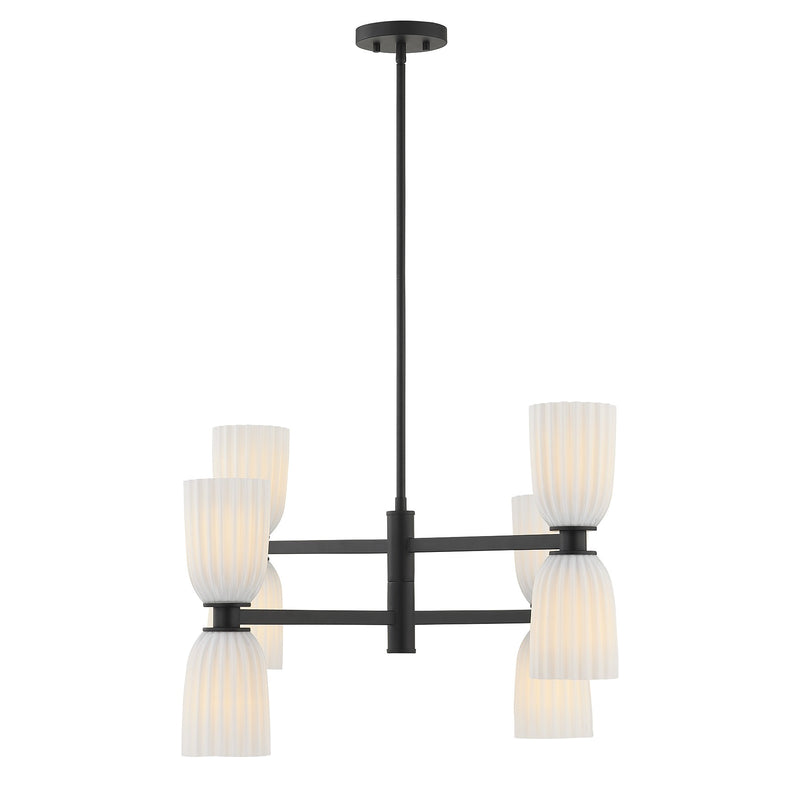 Savoy House 1-1248-8-89 Eight Light Chandelier, Matte Black (5)