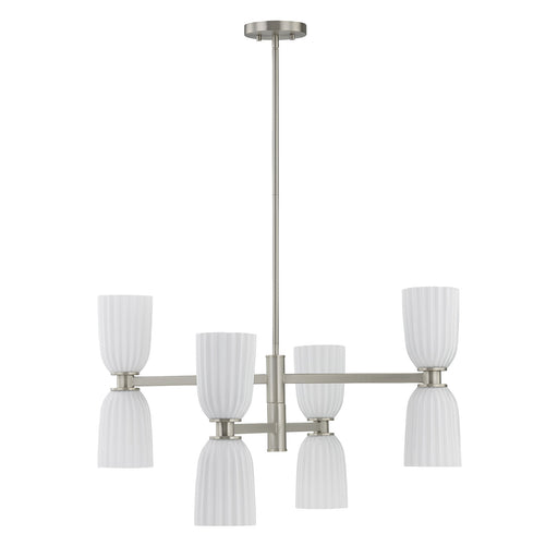 Savoy House 1-1248-8-SN Eight Light Chandelier, Satin Nickel (2)