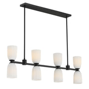 Savoy House 1-1249-8-89 Eight Light Linear Chandelier, Matte Black (3)