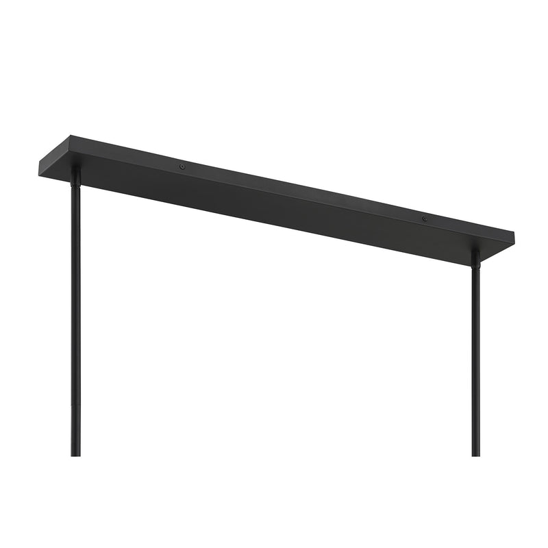Savoy House 1-1249-8-89 Eight Light Linear Chandelier, Matte Black (5)
