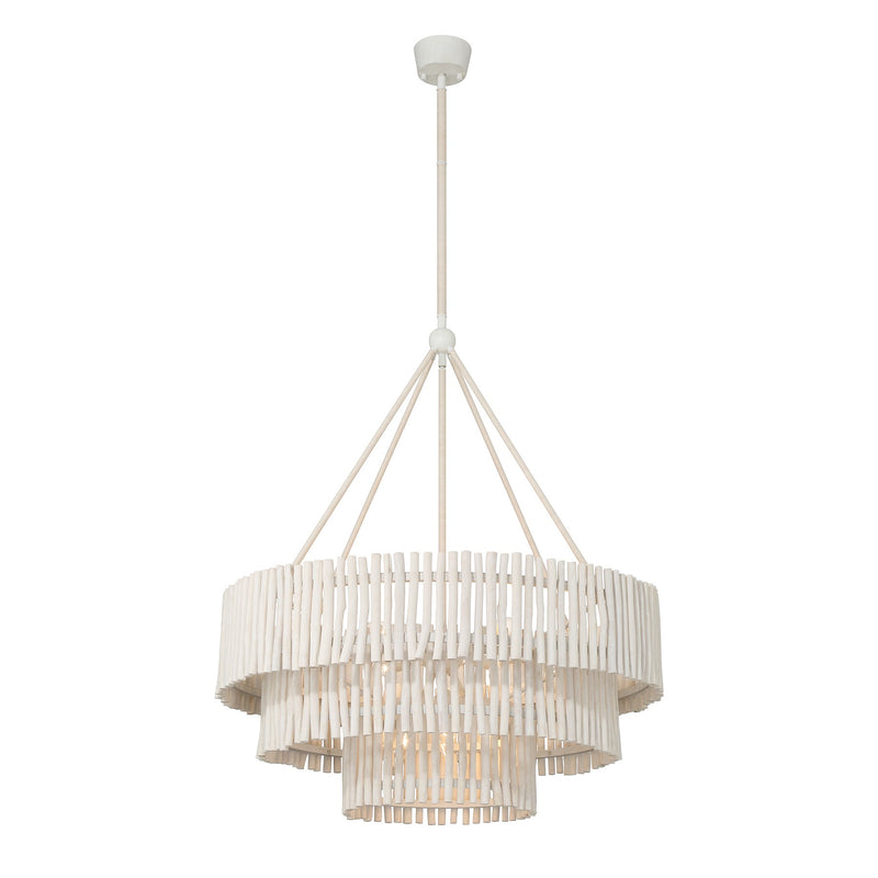 Savoy House 1-1456-9-340 Nine Light Chandelier, Blanco (3)