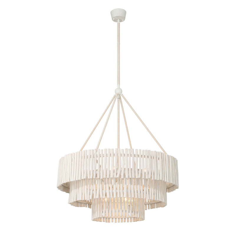 Savoy House 1-1456-9-340 Nine Light Chandelier, Blanco (5)