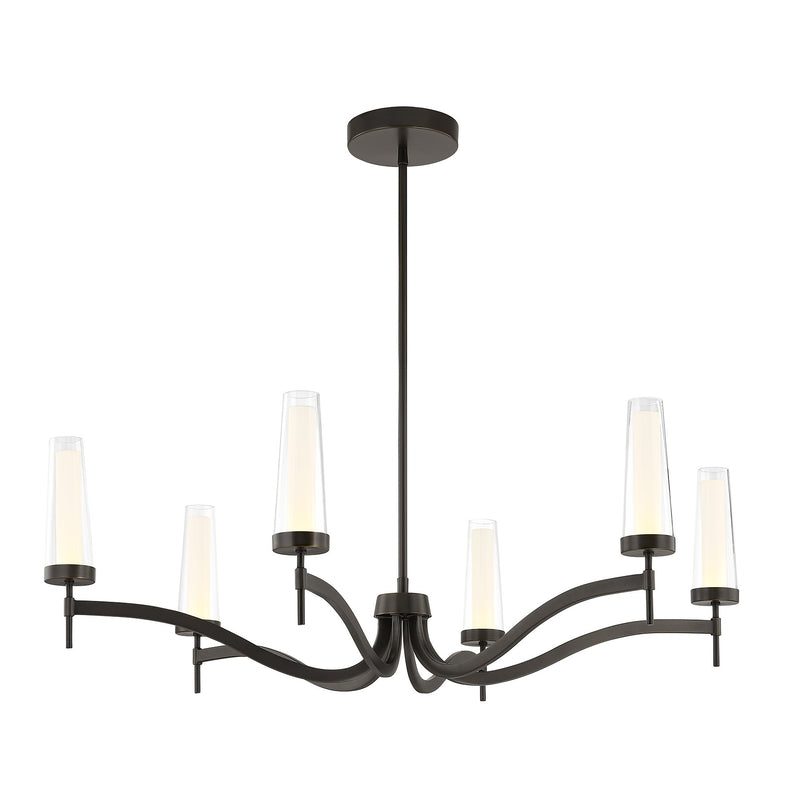 Savoy House 1-1464-6-15 LED Chandelier, Mediterranean Bronze (5)