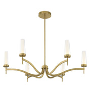 Savoy House 1-1464-6-322 LED Chandelier, Warm Brass (3)