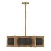 Savoy House 1-1466-6-322 Six Light Chandelier, Warm Brass (2)