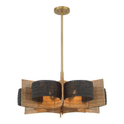 Savoy House 1-1466-6-322 Six Light Chandelier, Warm Brass (5)