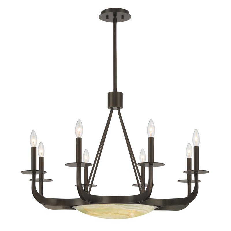 Savoy House 1-1487-9-15 Nine Light Chandelier, Mediterranean Bronze (3)