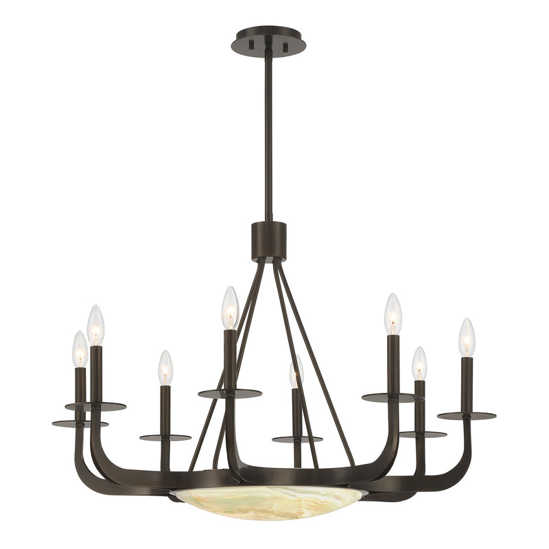 Savoy House 1-1487-9-15 Nine Light Chandelier, Mediterranean Bronze (5)