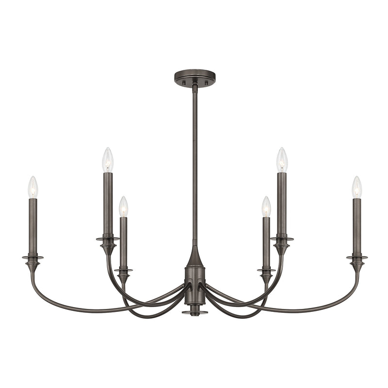 Savoy House 1-1500-6-15 Six Light Chandelier, Mediterranean Bronze (3)
