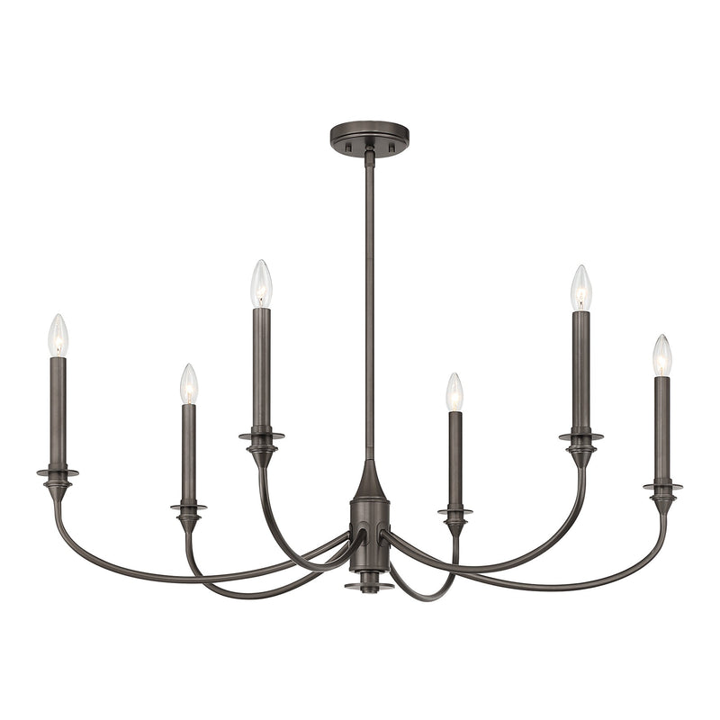 Savoy House 1-1500-6-15 Six Light Chandelier, Mediterranean Bronze (5)