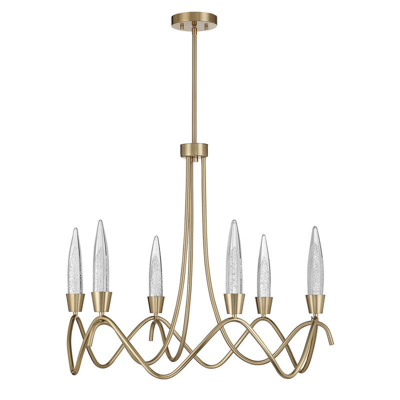 Savoy House 1-1798-6-127 LED Chandelier, Noble Brass (2)