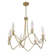 Savoy House 1-1798-6-127 LED Chandelier, Noble Brass (4)