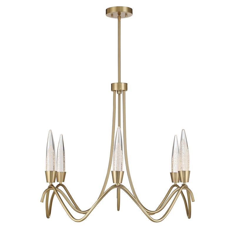 Savoy House 1-1798-6-127 LED Chandelier, Noble Brass (5)