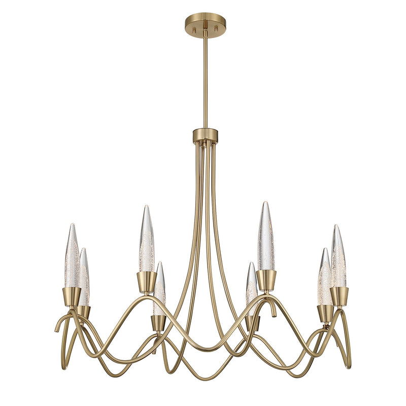 Savoy House 1-1799-8-127 LED Chandelier, Noble Brass (3)
