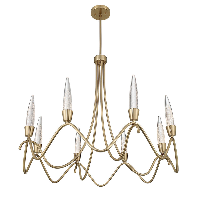 Savoy House 1-1799-8-127 LED Chandelier, Noble Brass (4)