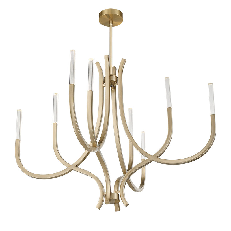 Savoy House 1-1900-8-127 LED Chandelier, Noble Brass (4)