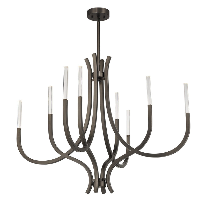Savoy House 1-1900-8-15 LED Chandelier, Mediterranean Bronze (3)