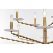 Savoy House 1-1966-12-60 12 Light Chandelier, Distressed Gold (5)