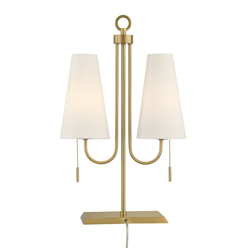 Savoy House 11-DF10 Two Light Table Lamp,  (3)