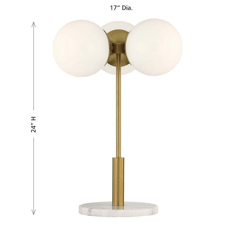 Savoy House 11-DF13 Three Light Table Lamp,  (6)