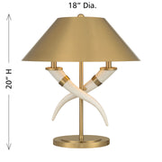 Savoy House 11-DF15 Two Light Table Lamp,  (6)