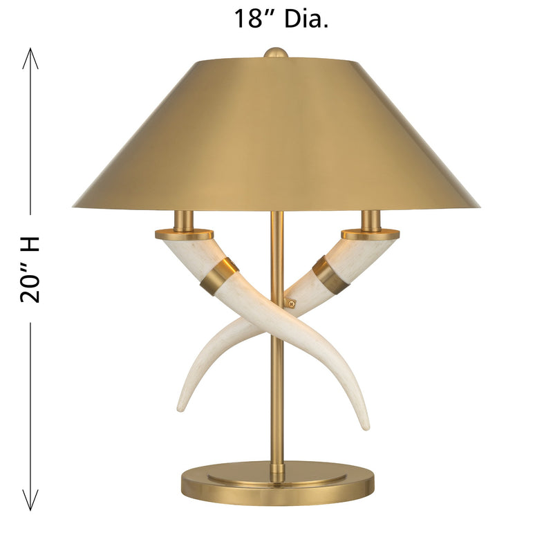 Savoy House 11-DF15 Two Light Table Lamp,  (6)