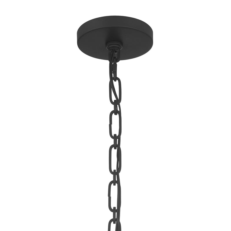 Savoy House 1-2411-8-343 LED Chandelier, Black Cashmere/True Gold (6)