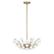 Savoy House 1-2500-4-127 Four Light Chandelier, Noble Brass (2)