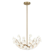 Savoy House 1-2500-4-127 Four Light Chandelier, Noble Brass (5)