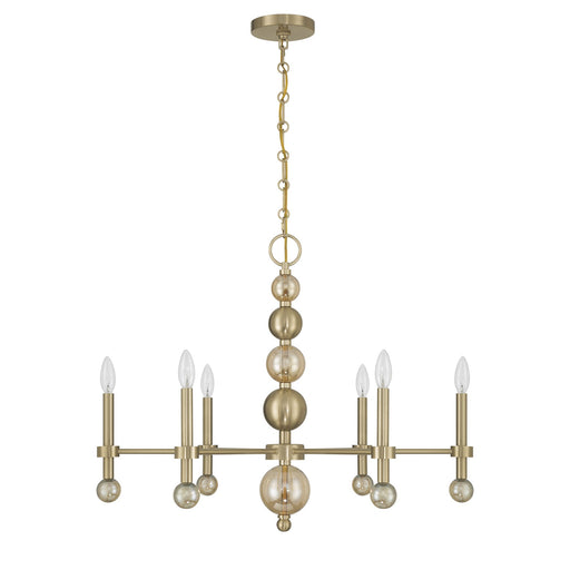 Savoy House 1-2511-6-127 Six Light Chandelier, Noble Brass (2)