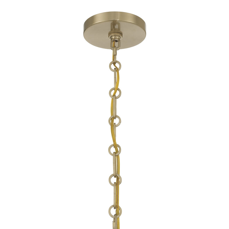 Savoy House 1-2511-6-127 Six Light Chandelier, Noble Brass (6)